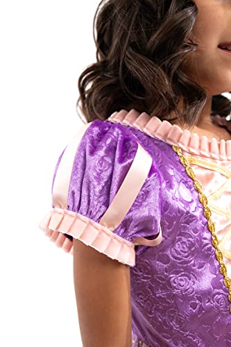 Disfraz de princesa Rapunzel para niñas talla 5-7 años miniatura 5