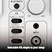 IK Multimedia iLoud Micro Monitor White 50 watt Portable Wireless Bluetooth Studio Reference Monitors, Dual Speakers for Music Production, Mixing, Mastering, Composing, producing and DJs