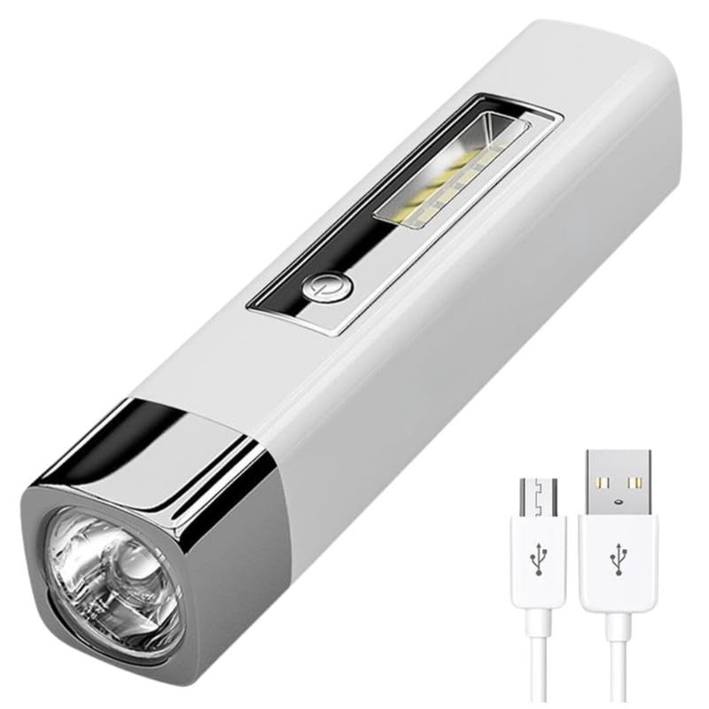 MIPPO® Rechargeable Flashlight with Side Light | Portable ABS Flashlight for Outdoor Cycling & Home Use-image-27