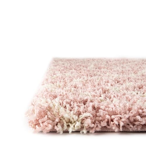 Tapete Lattice Shag 16 ft runner rosa claro miniatura 6