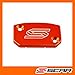 SCAR Couvercle maitre cylindre d'embrayage Compatible avec KTM BREMBO SX SXF EXC TPI EXCF 125 150 250 300 350 450 500 06-22 - Orange