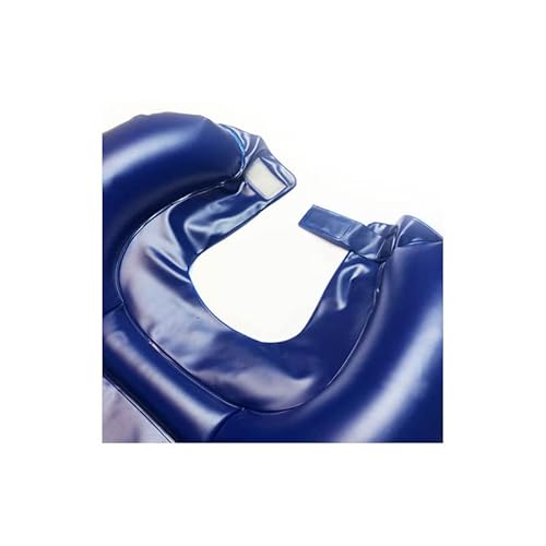 BIOTIFF aufblasbares Waschbecken für Shampoos zu Hause, Freistehend, Polyvinylchlorid, Inflatable Hair Washing Sink, Waschbecken, 60 cm x 34 cm x 9 cm, Blau