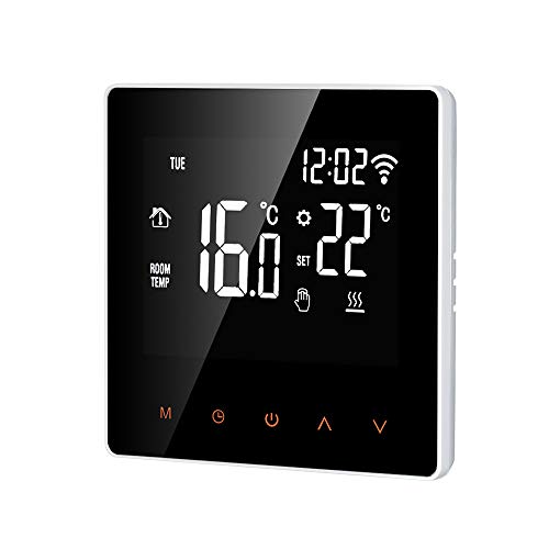 Termostato wifi suelo radiante electrico digital calefaccion,termostato programable inteligente digital 16A termostatos...