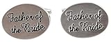 UK Held Lager DLC Vater der Braut Manschettenknöpfe Hochzeit Oval