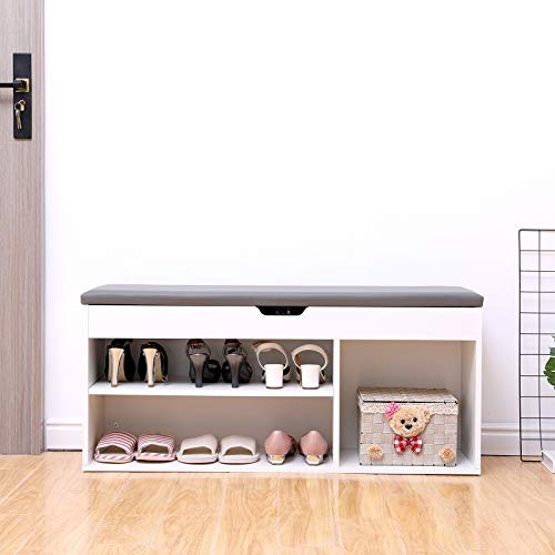 DlandHome scarpiera legno Scarpiera da 105cm