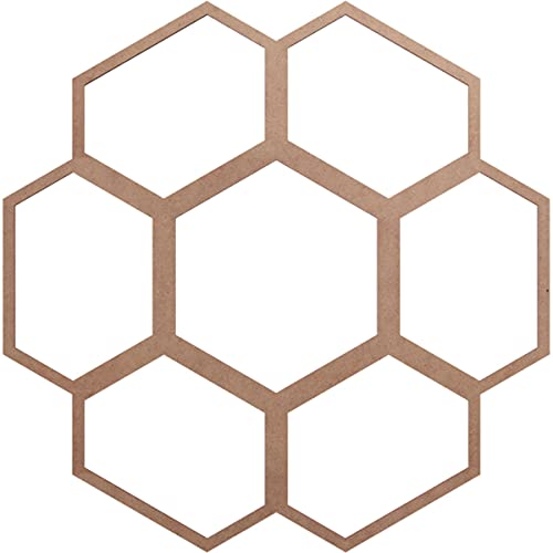 Image of Ekena Millwork 26 inchOD x 9 1 /8 inchID x 3 /8 inchT Florin Wood Fretwork Pierced Ceiling Medallion, Wood (Paint Grade)
