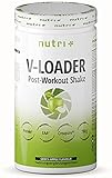 POST-WORKOUT-Shake V-LOADER - Muskelaufbau und Bodybuilding - 750g Grüner Apfel Pulver - Maltodextrin - Protein-Pulver - EAA - Creapure - Vegan Supplement - Green Apple