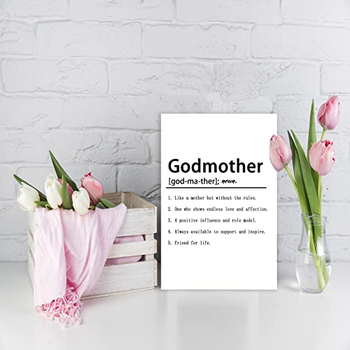 Vvooovv Funny Godmother Mothers Day Card For Her, Cute Godmother Wedding Proposal Cards Gifts For Women, Sweet Godmother Definition Birthday Card #TOP4