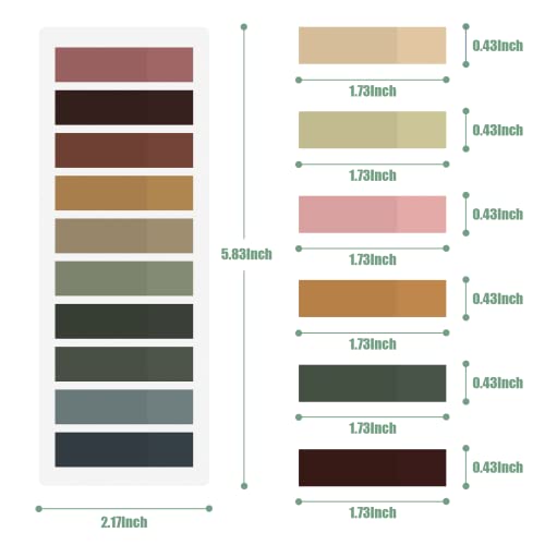 Ztml Sticky Tabs 1200 Pieces Book Tabs, Morandi Sticky Note Tabs, Writable And Repositionable Page Makers, Index Tabs For Annotating Books, Page Tabs, Books Flags #TOP1