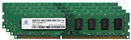 Adamanta 8 GB ( 4 x 2gb )デスクトップメモリアップグレードAcer Veriton m4620g-ei3322 X ddr3 1333 pc3 ? 10600 cl9 DIMM 2rx8 1.5 VノートブックRam