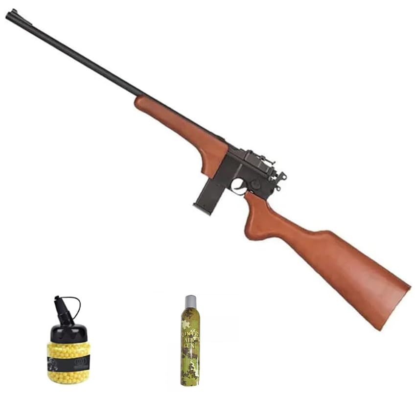 Fucile HFC HG 196LW Tipo Mauser Green Gas (6 mm) | Fucile Airsoft (palline in PVC) Calibro 6 mm + Biberon 1000 Palline 0,12 g + Green Gas.