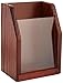 Wooden Mallet Countertop Brochure Display, Mahogany