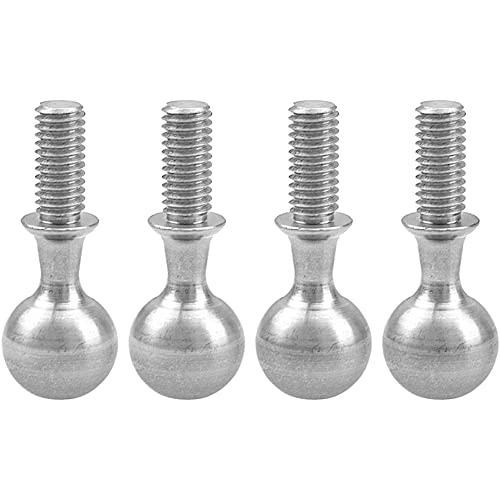 4Pcs ShareGoo Steel Pivot Ball M6x14x37mm Fixed Beads for Steering Knuckle A-Arms Compatible with Arrma 1/8 Typhon 6S BLX 1/7 Felony Infraction 6S BLX RC Car Repalce of ARA330657