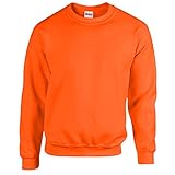  Gildan - Heavy Blend Sweatshirt - S, M, L, XL, XXL, 3XL, 4XL, 5XL /Safety Orange, M