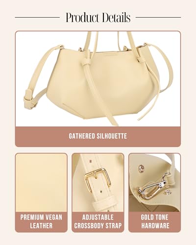 Bolsos Tote Pequeños para Mujer con Asa Superior y Correa Desmontable miniatura 3