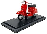 Collezione Maisto- Vespa 125 GTR-1968 Miniatura, 5090R, colore: rosso, scala 1:18