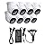 TIGERSECU 5MP Wide Angle Dome Security Camera Bundle 8-Pack