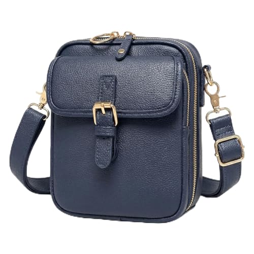 Sac à bandoulière antivol en cuir végétalien contre le vol de cartes en voyage