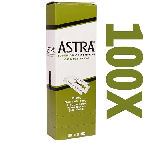 The Goodfellas 'Smile Astra cuchillas de afeitar con lápiz hémostatique 100 piezas