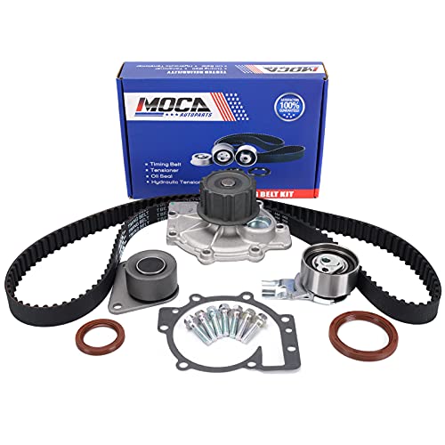 MOCA Timing Belt Kit w/Water Pump Compatible with Volvo, 06-13 for C70 II Convertible 2.4, 04-10 for S40 II (MS) 2.4, 01-07 for V70 Mk II (SW) 2.4, 03-06 for XC90 2.5T