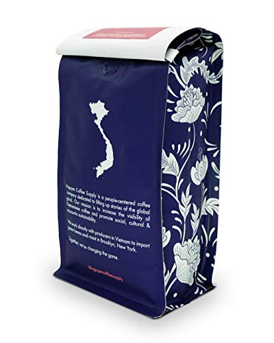 Loyalty Peaberry Robusta Arabica Blend Ground Coffee Bean, Vietnamese Fair Trade Organic Single Origin