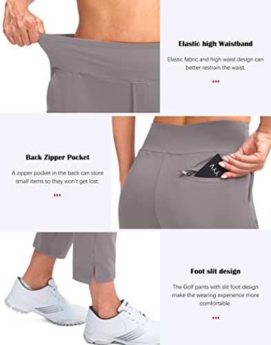 YYV-Womens-Golf-Pants-Stretch-Work-Ankle-Pants-High-Waist-Dress-Pants-with-Pockets-for-Yoga-Business-Travel-Casual