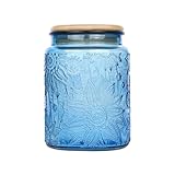 Custde Tarros de almacenamiento de vidrio con tapa hermética, 700.9 ml)