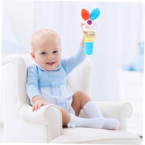 Hochet interactif lapin bébé peluche stimulation sensorielle nourrisson - 7