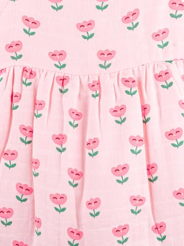 Image of Kidbea Bamboo Cotton Baby Girl Dress, Sleeveless Casual Wear Girls Frock