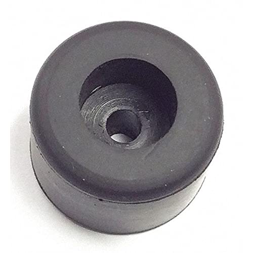 Bumper,1/2 in Height,Rubber,3/4 in Base Dia,Pk 25,20408889788