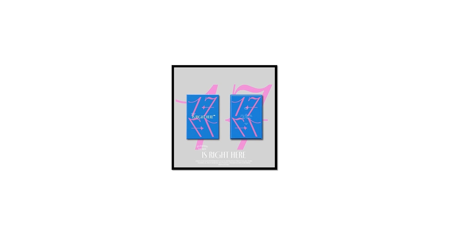SEVENTEEN svt 17 IS RIGHT HERE DEAR盤 CD SEVENTEEN [17 IS RIGHT HERE] Album DEAR Ver RANDOM/2CD+