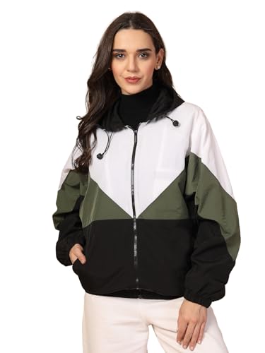 Image of CHKOKKO Sunscreen Jacket for Women Hooded Zipper Sports Jacket | UV Protection | Sun Protective | Lightweight Water Resistant | Riding Biker | Outdoor Travel Gym Running