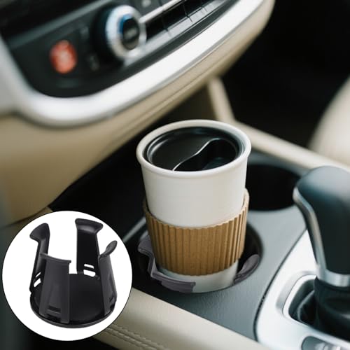 Insertos para portavasos de auto adhesivos 4 piezas negros miniatura 7