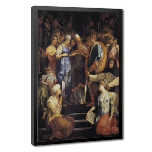 Impression sur toile Mariage de Joseph et Marie pour salon et bureau cosy