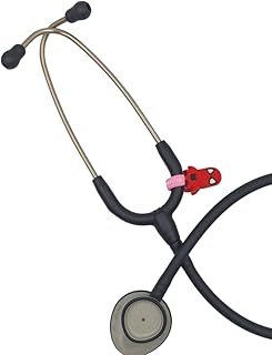 Stethoscope Charms Clip - Medical gift Pink Spider ðŸ•·