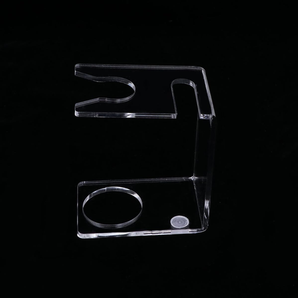 3pcs Acrylic Razor Brush Stands for Men Shaving Brush and Razor Holder Organizer with Upside-down Design Bathroom Rack for Neat Storage and Easy Access