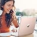 HP Stream 14-inch Laptop, Intel Celeron N4120, 16GB RAM, 576GB Storage(64GB eMMC+512GB Micro SD), 14-inch HD Display, Win 11 H in S Mode, One Year of Microsoft 365 (Rose Gold), W/GaLiMu