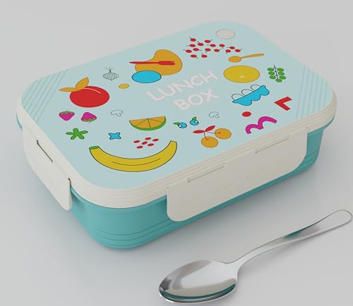 Darkpyro Kids Cartoon Printed Stainless Steel Lunch Box | BPA-Fre...