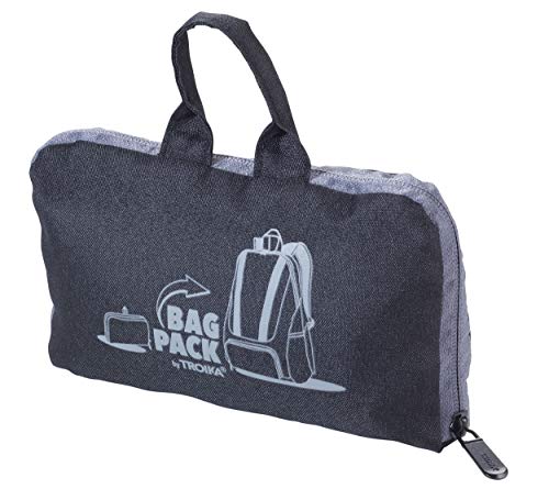 Preisvergleich Produktbild Troika Rucksack faltbar (platzsparend im Außenfach verstaubar) Bagpack