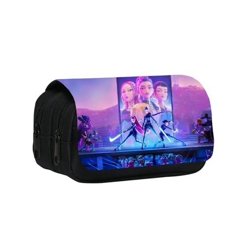 Kroilucaly Kpop Dem_on Hu_nters Estuche, Huntrix Merch Estuche Niño de Gran...