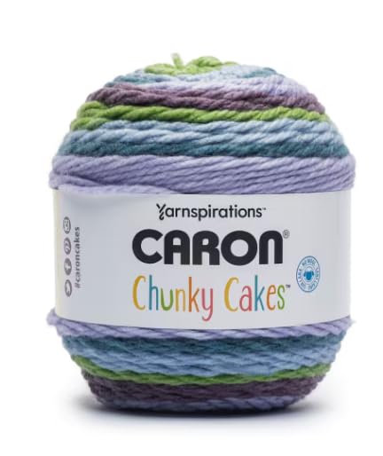 Caron Chunky Cakes Self Striping Yarn (Galaxy Macarons)