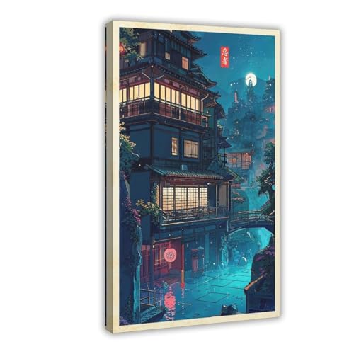 Toile dessin animé japonais Anime City 3 pour créer un coin manga dans votre chambre