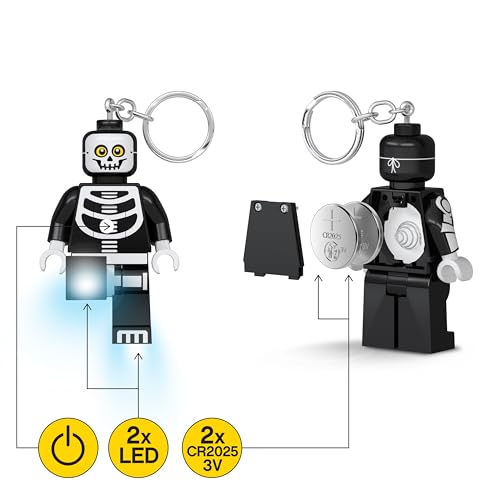 Porte clés squelette lumineux LEGO - vue 7