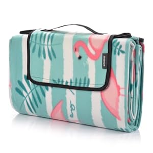 Meteor Picknickdecke XXL Flamingo Türkis