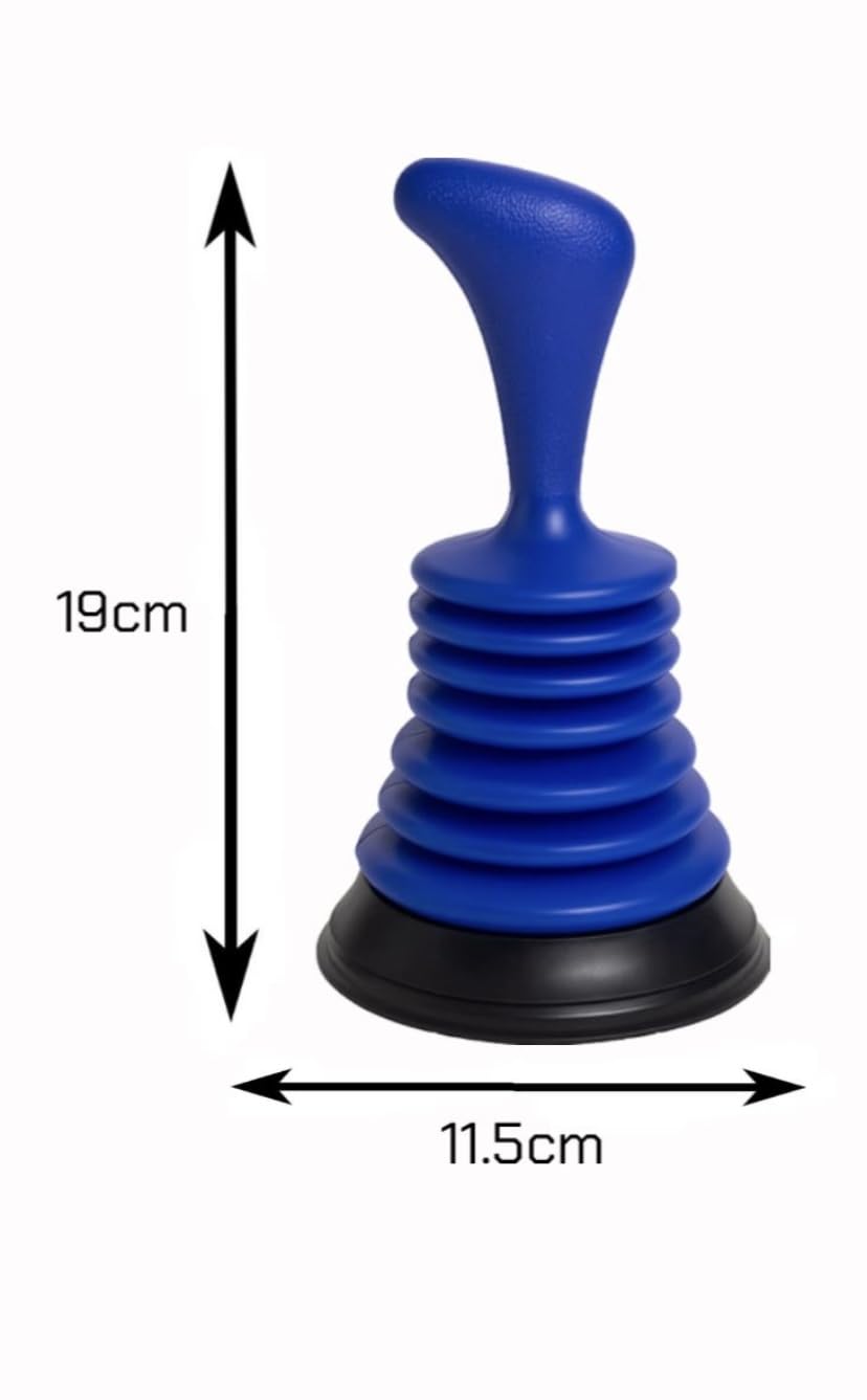 Mini Sink Plunger for unclogging Blocked Sink Ergonomic Design for Comfortable and Effective Clog Removal. Durable Performance - Image 2
