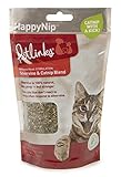 Petlinks HappyNip Catnip & Silvervine Blend for Cats & Kittens, Highly Potent Stimulant/Attractant, Great for Finicky Felines, Resealable Pouch - 2.0 oz