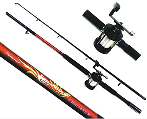 Shakespeare Firebird Boat Combo 112 cm 20-30 lb Reel 20 lb Multiplier - Image 2