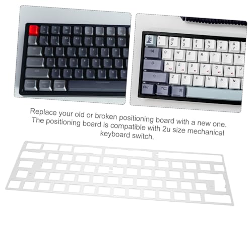 Plaque de positionnement clavier mécanique avec découpe précise stabilisateurs - 3