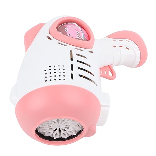 Máquina de Bolhas Portátil, Efeito de Iluminação, Operação Fácil, Soprador de Bolhas Automático Está