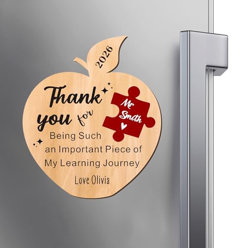 Imán decorativo personalizado para maestros diseño flor miniatura 3